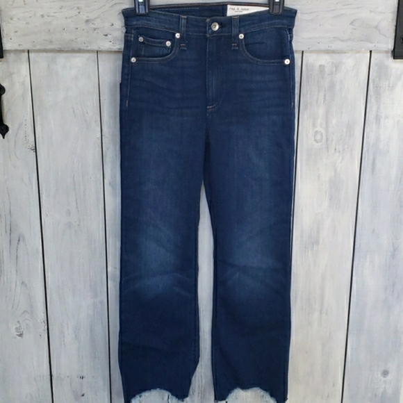Rag & Bone Nina High-Rise Ankle Flare Jeans Weekends Size 25 NEW - Picture 4 of 17